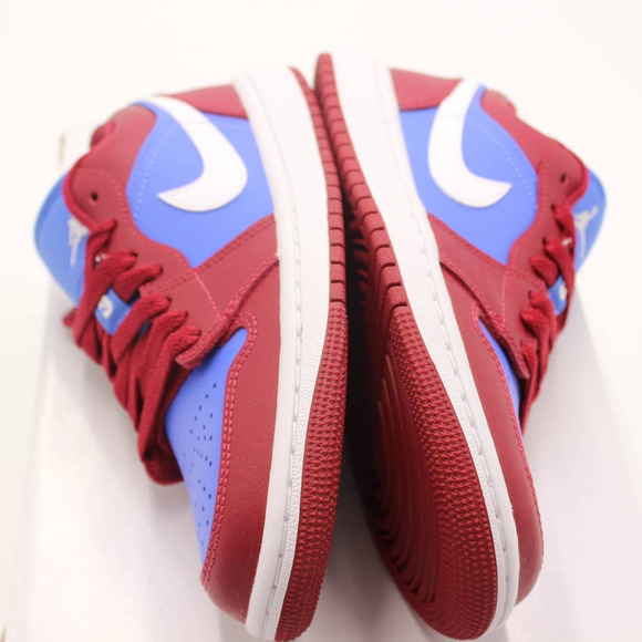Air Jordan 1 Low Pomegranate Medium Blue Women's Size 5.5 DC0774 604 - Picture 5 of 10